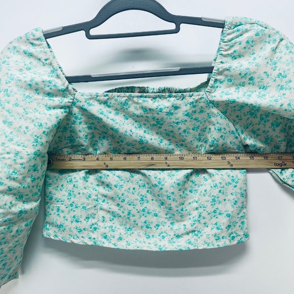 COPY - Levi’s Women’s Blouse Green Floral Statement Size S New - Picture 7 of 11